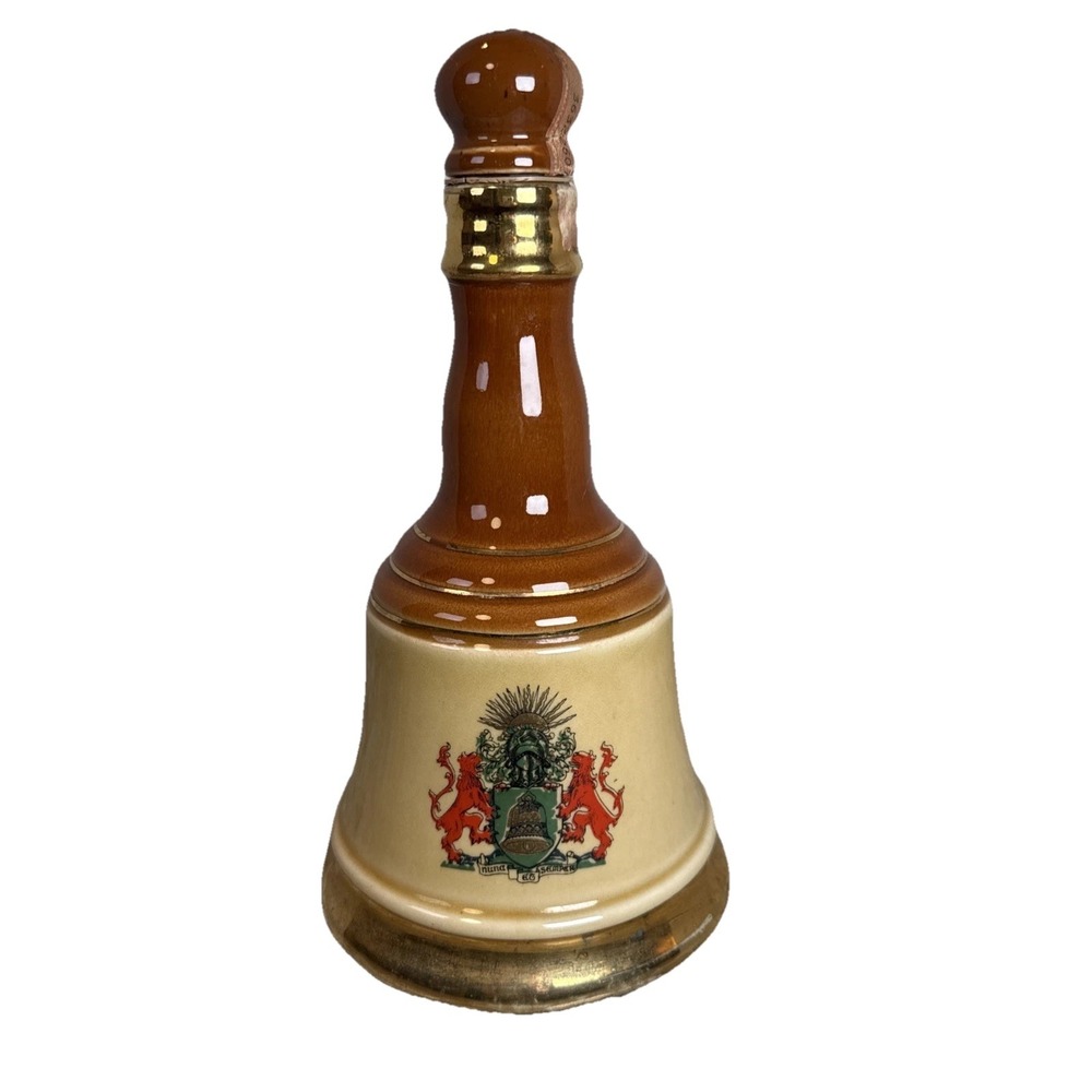 Jim Beam Bells Royal Vat Scotch Empty Whiskey Decanter Bottle Vintage 1969